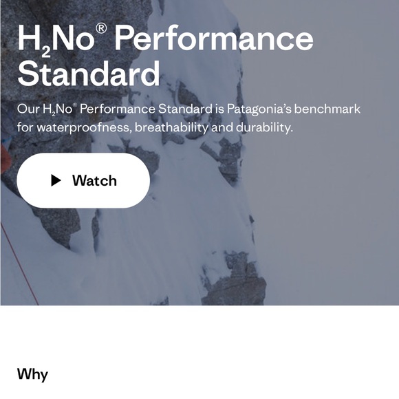 Patagonia Blue Hooded rain Jacket - Picture 3 of 4